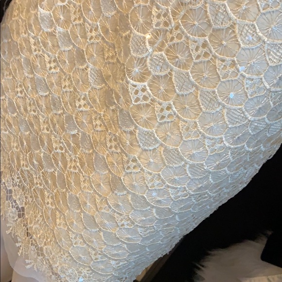 Hailey Adrianna papell ivy lace dress sz 2 fit s - Picture 7 of 8